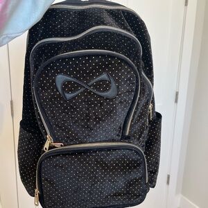 Nfinity Cheer Black and metallic gold Backpack/Great condition